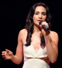 Laura Wright singing sonnets and songs at Shake Festival in October 2023