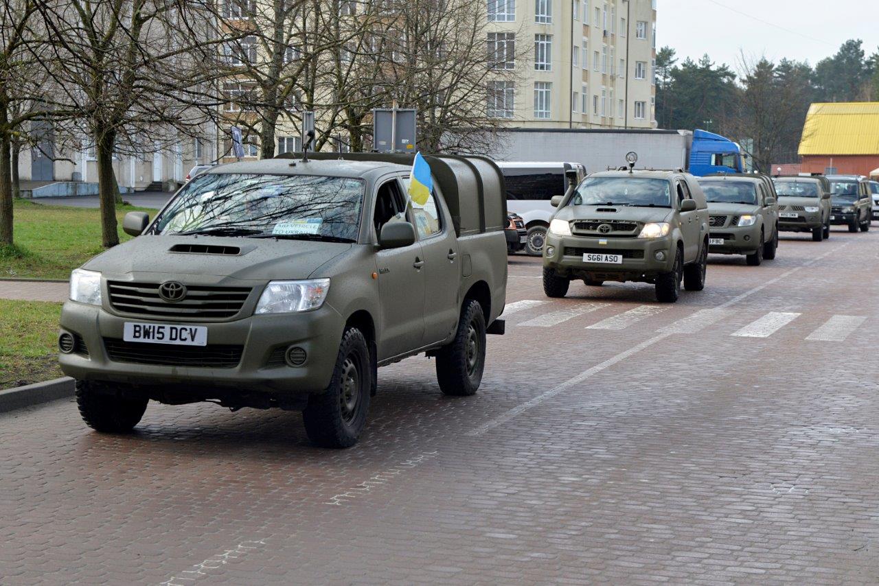 Two OFs delivering aid to Ukraine