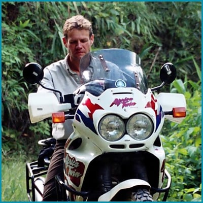 OF giving talk at the UK’s Biggest Motorcycle Festival