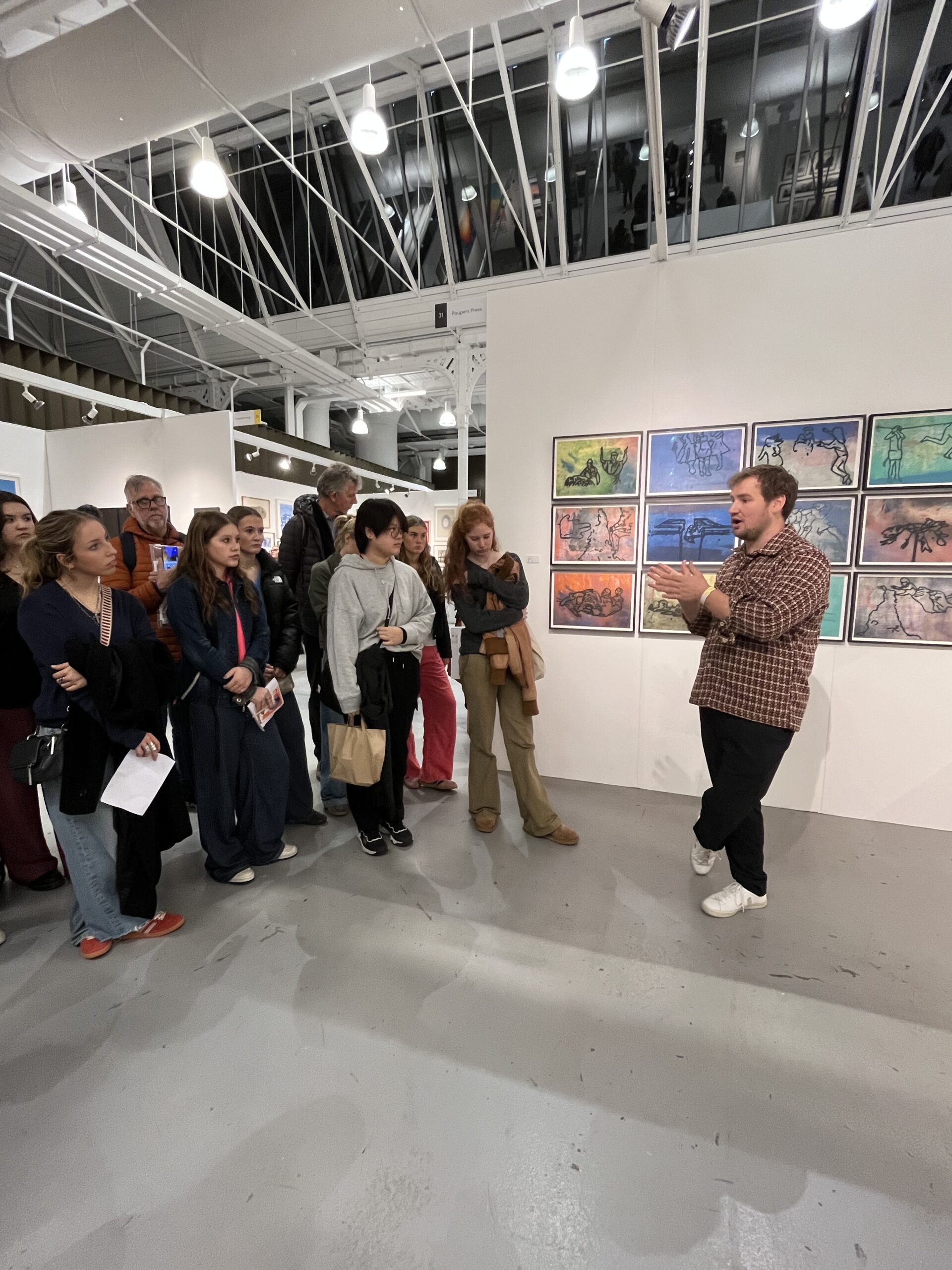 A Great Day Out as OFSTA Sponsors Woolwich Contemporary Print Fair Visit